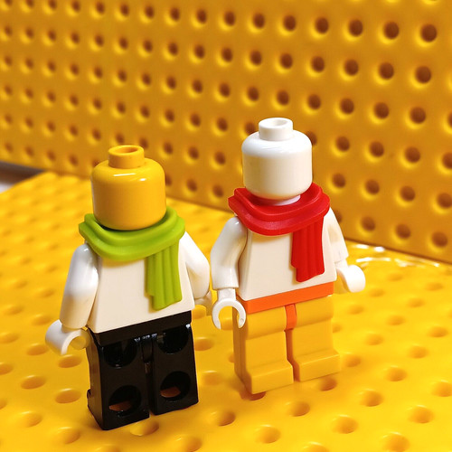 Lego scarf lot green lime - scarf,