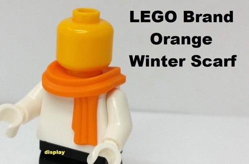 Lego minifigure orange scarf - minifigure,