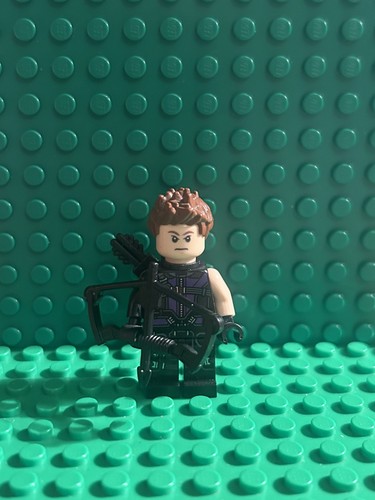 Lego hawkeye minifigure 76067 - hawkeye,