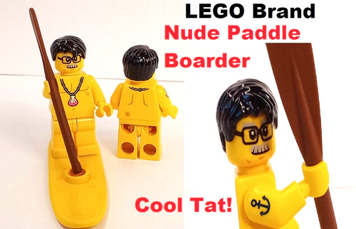 Lego minifigure paddle board - minifigure,